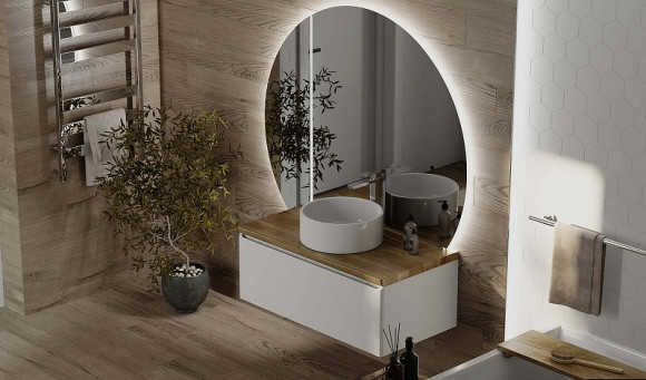 Тумба под раковину Jorno Solis New 100 SolN.01.100/P/W/JR подвесная Белая Тумба под раковину Jorno Solis New 100 SolN.01.100/P/W/JR подвесная Белая