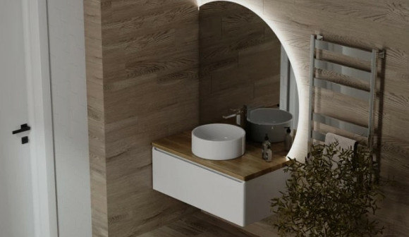 Тумба под раковину Jorno Solis New 100 SolN.01.100/P/W/JR подвесная Белая Тумба под раковину Jorno Solis New 100 SolN.01.100/P/W/JR подвесная Белая