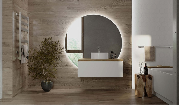 Тумба под раковину Jorno Solis New 100 SolN.01.100/P/W/JR подвесная Белая Тумба под раковину Jorno Solis New 100 SolN.01.100/P/W/JR подвесная Белая