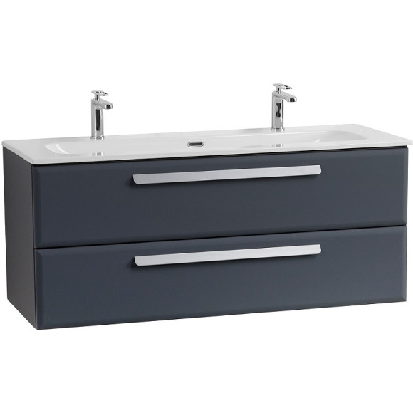 Тумба под раковину Cezares Eco-Cer-N 120 ECO-CER-N-1200-2C-SO-GR-P подвесная Grafito без ручек