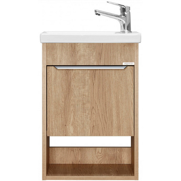 Тумба под раковину Aquaton Хоуп 40 1A287101HP6C0 подвесная Орех