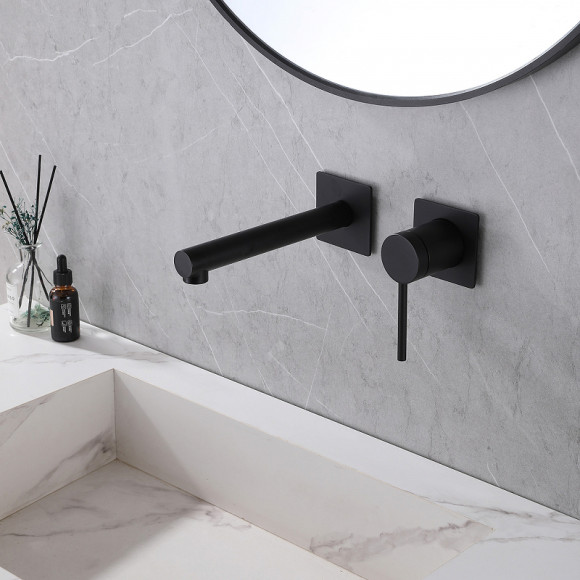 Смеситель для раковины Abber Emotion AF8812B Черный матовый Смеситель для раковины Abber Emotion AF8812B Черный матовый