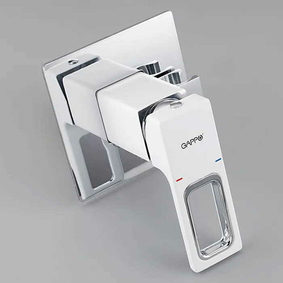 Гигиенический душ со смесителем Gappo G7217-8 Белый Хром