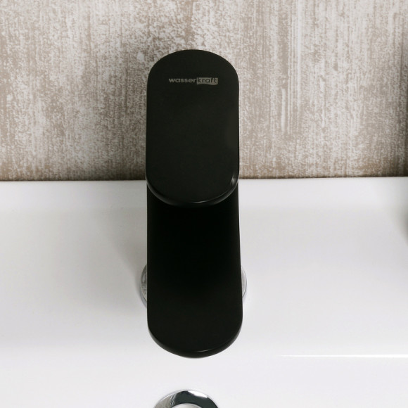 Смеситель для раковины WasserKRAFT Elbе 7403 Черный матовый