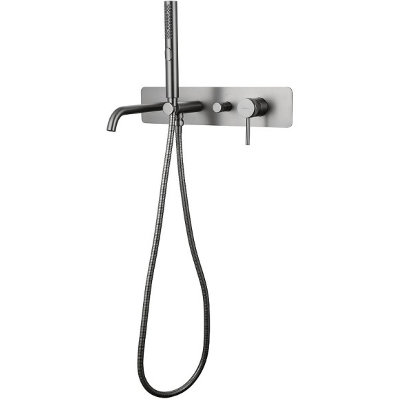 Смеситель для ванны Allen Brau Priority 5.31A05-MG Графит брашированный Смеситель для ванны Allen Brau Priority 5.31A05-MG Графит брашированный