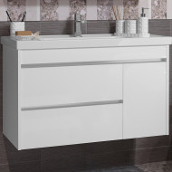 Тумба под раковину Opadiris Фреш 100 00-00006754 подвесная Белая Тумба под раковину Opadiris Фреш 100 00-00006754 подвесная Белая