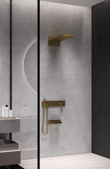 Душевая система Boheme Zodiac 132-2-G Золото