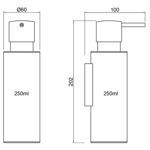 Дозатор для жидкого мыла Timo Saona 13339/00 Хром