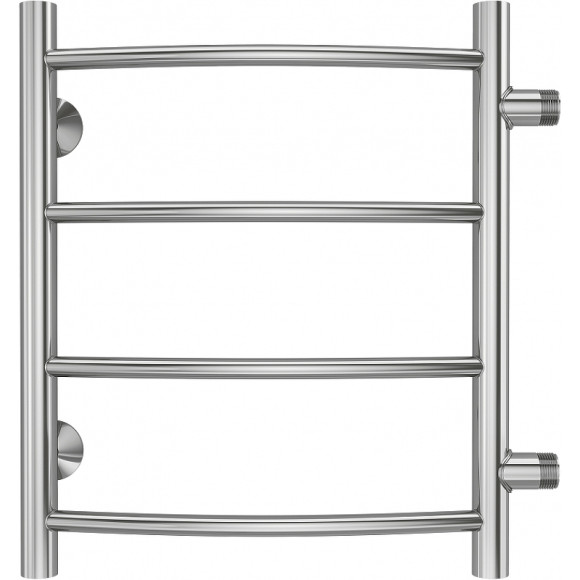 Водяной полотенцесушитель Terminus Классик П4 400х500 бп320 4670078530189 Хром, боковое подключение, G 1" НР