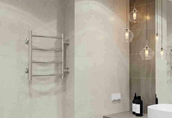 Водяной полотенцесушитель Terminus Классик П4 400х500 бп320 4670078530189 Хром, боковое подключение, G 1" НР