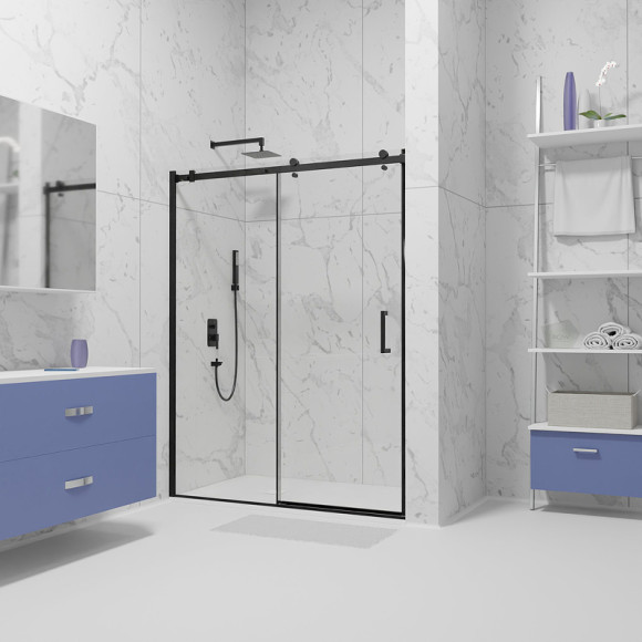 Душевая дверь RGW Tornado TO-14B 170 02071417-14 профиль Черный стекло прозрачное Душевая дверь RGW Tornado TO-14B 170 02071417-14 профиль Черный стекло прозрачное