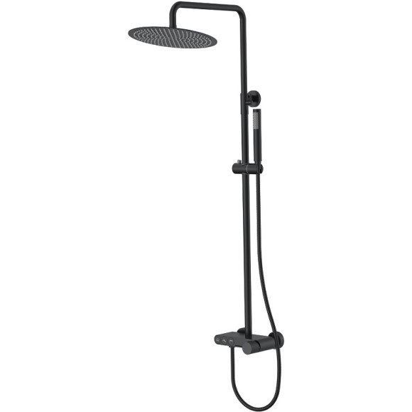 Душевая система Boheme Stick 128-BB.4 Черная матовая