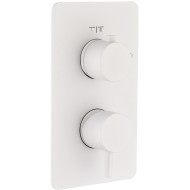 Смеситель для душа Boheme Cell 135-3-MW Белый матовый