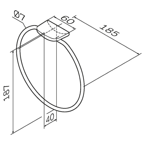 Кольцо для полотенец AM.PM Inspire V2.0 A50A34422 Черное матовое Кольцо для полотенец AM.PM Inspire V2.0 A50A34422 Черное матовое