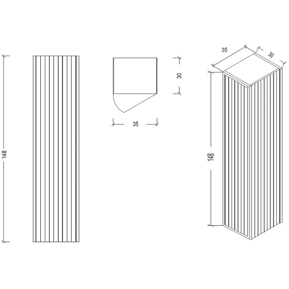 Шкаф пенал Boheme Armadi Art Monaco 35 868-CCR подвесной Капучино глянец Хром Шкаф пенал Boheme Armadi Art Monaco 35 868-CCR подвесной Капучино глянец Хром