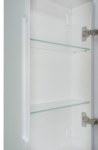 Зеркальный шкаф Континент Allure LED 35 R МВК056 с подсветкой Белый Зеркальный шкаф Континент Allure LED 35 R МВК056 с подсветкой Белый