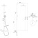Душевая система Whitecross Y chrome Y1254TOPCR с термостатом Хром Душевая система Whitecross Y chrome Y1254TOPCR с термостатом Хром