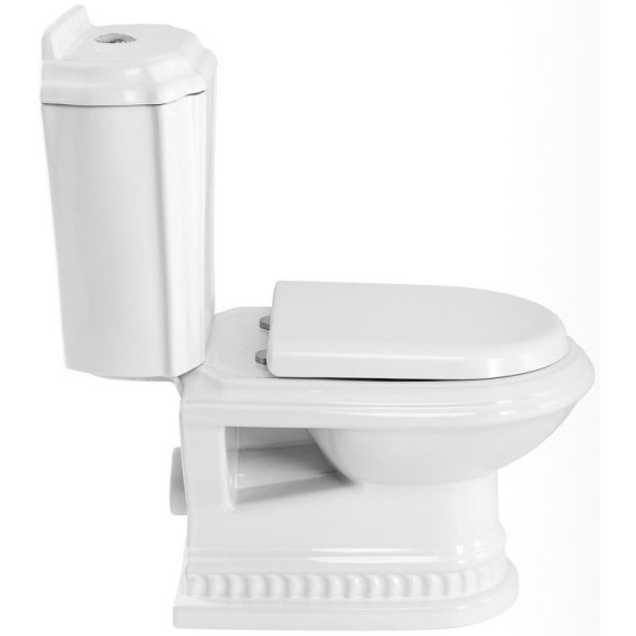 Унитаз компакт Cezares King Palace CZR-163-T без бачка и сиденья Унитаз компакт Cezares King Palace CZR-163-T без бачка и сиденья