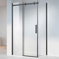 Душевой уголок Vincea Como-N 140x80 VSR-4CN8014CLB профиль Черный стекло прозрачное Душевой уголок Vincea Como-N 140x80 VSR-4CN8014CLB профиль Черный стекло прозрачное