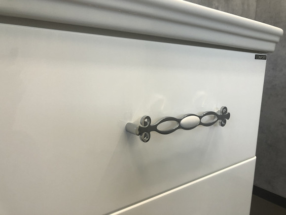 Тумба с раковиной Comforty Неаполь 65 00004148729 подвесная Белый глянец