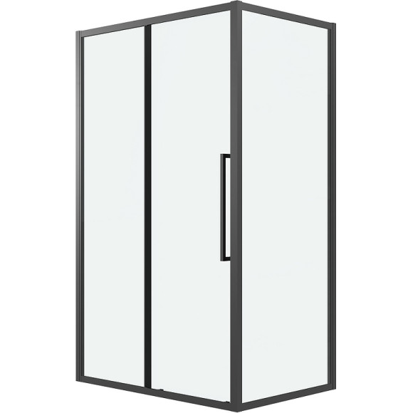 Душевой уголок Grossman Cosmo 120х70 120.K33.02.1270.21.00 профиль Черный матовый стекло прозрачное