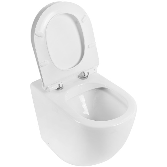 Унитаз BelBagno Sfera-R BB2141CBR/BB2111SC приставной с сиденьем Микролифт Унитаз BelBagno Sfera-R BB2141CBR/BB2111SC приставной с сиденьем Микролифт