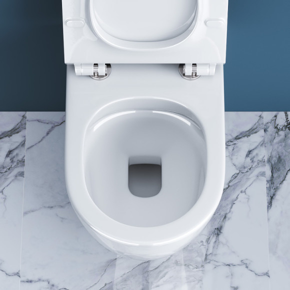 Унитаз BelBagno Sfera-R BB2141CBR/BB2111SC приставной с сиденьем Микролифт Унитаз BelBagno Sfera-R BB2141CBR/BB2111SC приставной с сиденьем Микролифт