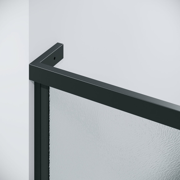 Душевой уголок Grossman Pragma 110х90 120.K33.03.1190.21.02 профиль Черный матовый стекло шиншилла