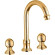 Смеситель для раковины Cezares Olimp OLIMP-BLS2-A-03/24-M Золото 24 карат