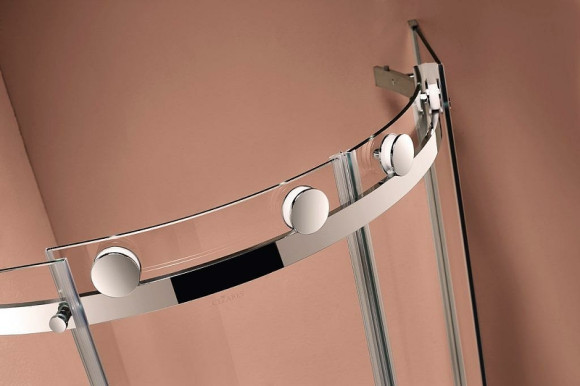 Душевой уголок Cezares Stylus-M 90x90 STYLUS-O-M-R-2-90-C-Cr профиль Хром стекло прозрачное