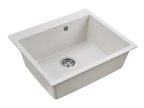 Кухонная мойка Paulmark Kante 60 PM106052-WH Белая Кухонная мойка Paulmark Kante 60 PM106052-WH Белая