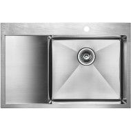 Кухонная мойка Paulmark Kroner 78F R PM217851-BSR Брашированная сталь