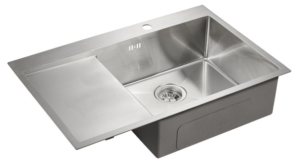 Кухонная мойка Paulmark Kroner 78F R PM217851-BSR Брашированная сталь