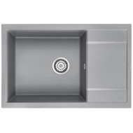 Кухонная мойка Paulmark Flugen 60 PM317850-GRM Серый металлик