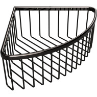 Полка корзина Bemeta Hematit 159208312 угловая Антрацит глянец
