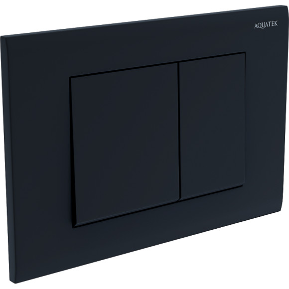 Комплект унитаза с инсталляцией Aquatek Set Aquatek Лира-012 4в1 с сиденьем Микролифт и Черной матовой клавишей смыва