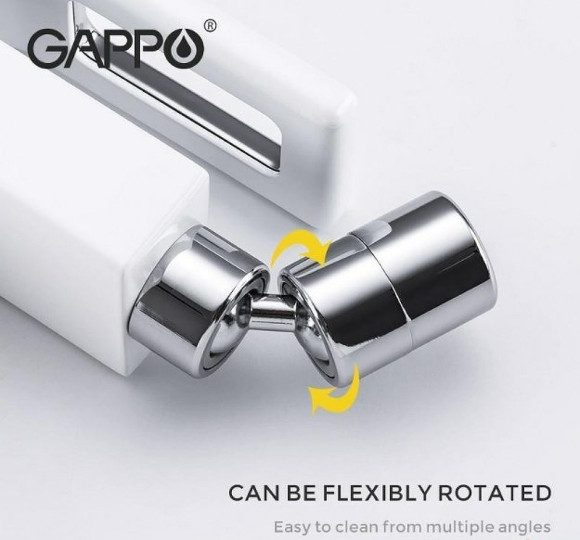 Смеситель для биде Gappo G17-8 G5017-8 Белый Хром Смеситель для биде Gappo G17-8 G5017-8 Белый Хром