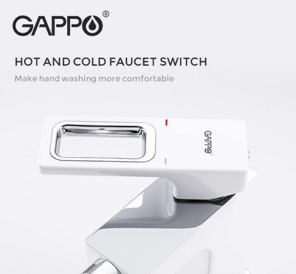 Смеситель для биде Gappo G17-8 G5017-8 Белый Хром Смеситель для биде Gappo G17-8 G5017-8 Белый Хром