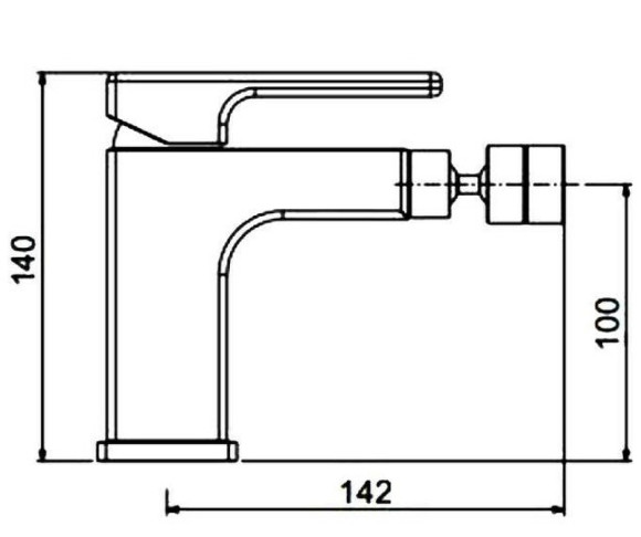 Смеситель для биде Gappo G17-8 G5017-8 Белый Хром Смеситель для биде Gappo G17-8 G5017-8 Белый Хром