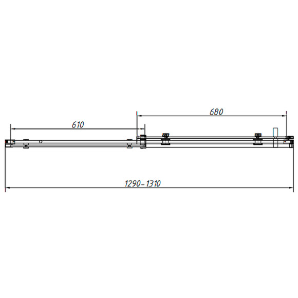 Душевой уголок Vincea Como-N 130x80 VSR-4CN8013CLB профиль Черный стекло прозрачное