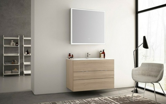 Зеркало Esbano 80 ESMI3682TD с подсветкой с сенсорным выключателем и подогревом