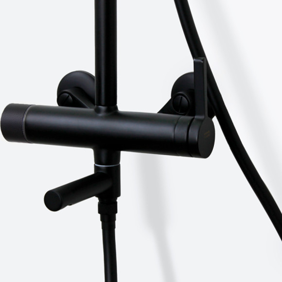 Душевая система Bronze de Luxe Avantgarde 2039H Черная Душевая система Bronze de Luxe Avantgarde 2039H Черная