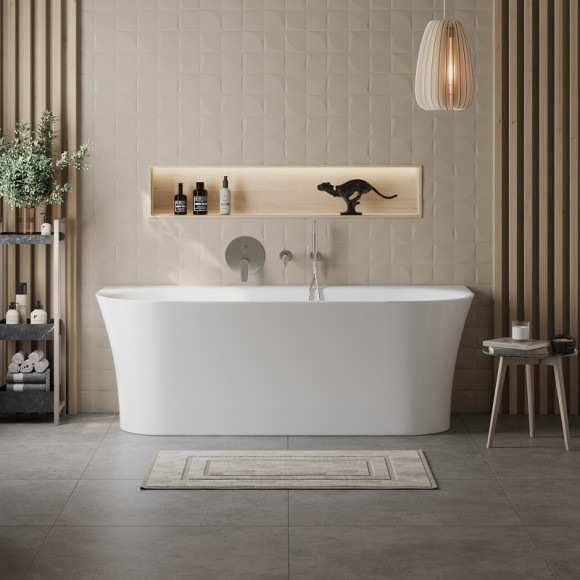 Акриловая ванна BelBagno 155x70 BB711-1550-700 без гидромассажа Акриловая ванна BelBagno 155x70 BB711-1550-700 без гидромассажа