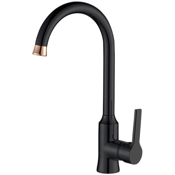 Смеситель для кухни Haiba HB70652-7 Черный матовый