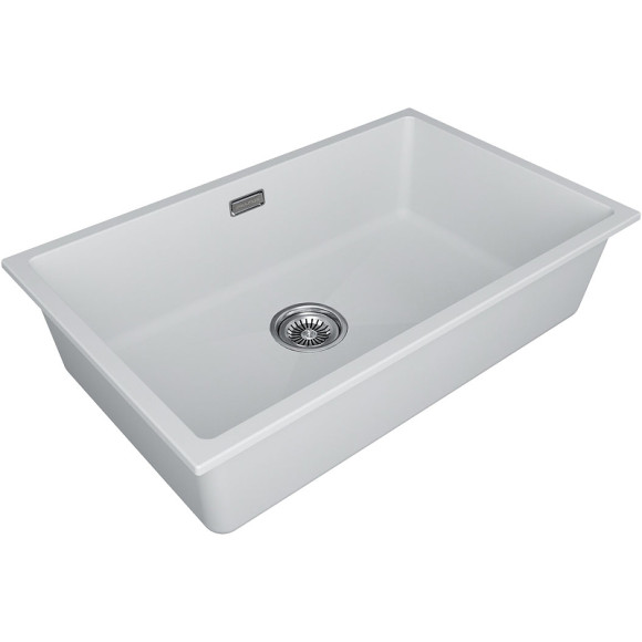 Кухонная мойка Paulmark Lumi 74 UNI LU74-WH Белая Кухонная мойка Paulmark Lumi 74 UNI LU74-WH Белая