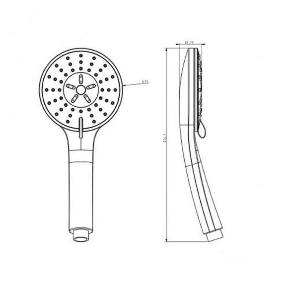 Ручной душ Koller Pool SH0531 Хром Ручной душ Koller Pool SH0531 Хром