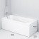 Акриловая ванна AM.PM Sense 150х70 W76A-150-070W-A без гидромассажа