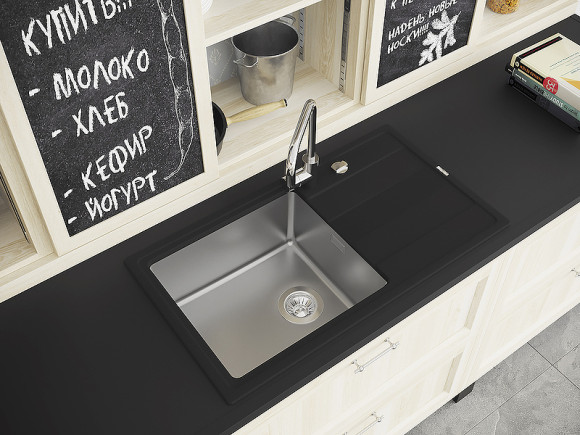 Кухонная мойка Florentina Комби-860 21.400.D0860.202 Шампань Кухонная мойка Florentina Комби-860 21.400.D0860.202 Шампань