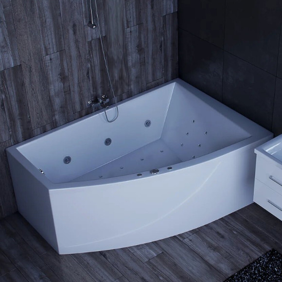 Акриловая ванна Aquatek Оракул 180х125 R ORK180-0000009 без гидромассажа с фронтальной панелью с каркасом (вклеенный) со слив-переливом Акриловая ванна Aquatek Оракул 180х125 R ORK180-0000009 без гидромассажа с фронтальной панелью с каркасом (вклеенный) со слив-переливом