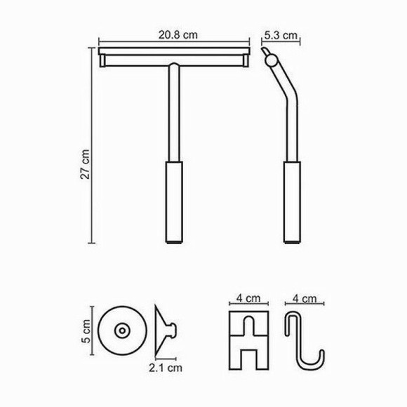 Скребок WasserKRAFT K-211 Хром Скребок WasserKRAFT K-211 Хром
